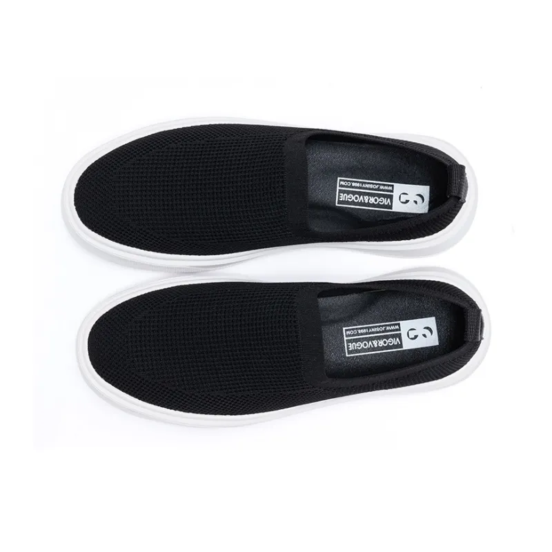 JOSINY Canvas Shoes Men Low Top Black-2