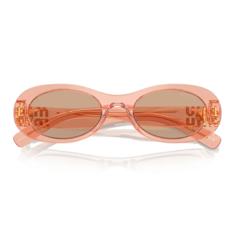 MIU MIU Oval Frame Sunglasses-2