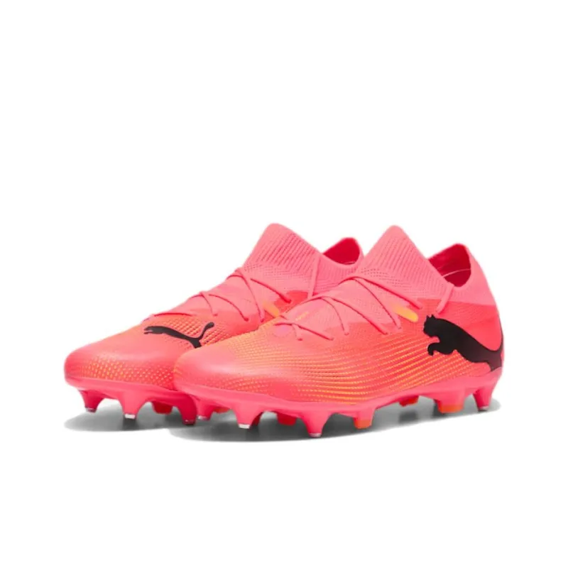 PUMA Future Anti Slip Wear Resistant Soccer Shoes Men's Red-2
