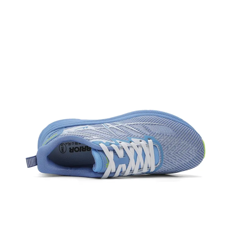 Warrior Breathable Lightweight Rebound Low Top Soft EVA Midsole Casual Running Shoes Men's Royal Blue-3