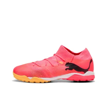 PUMA Future Match TT Rubber Broken Studs Slip Resistant Coverage Soccer Shoes Women's Pink Black