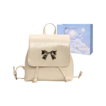 Duoluplo Doron Paul PU Shoulder Bag, Bucket Bag, Backpack Regular Women's White/Black/Pink/Silver