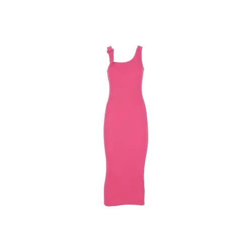 VERSACE JEANS COUTURE Sleeveless Dresses Women's Bright Pink