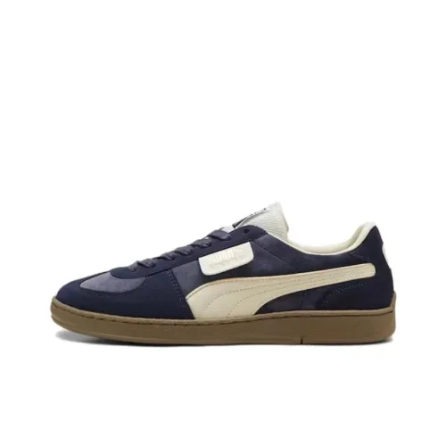 PUMA Superteam Non-slip Lightweight Low-Top Skateboard Shoes Unisex Blue White