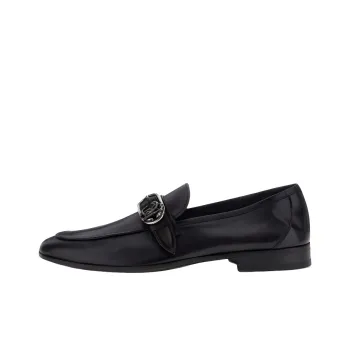 Roberto Cavalli Monogram RC Loafers Men's Black