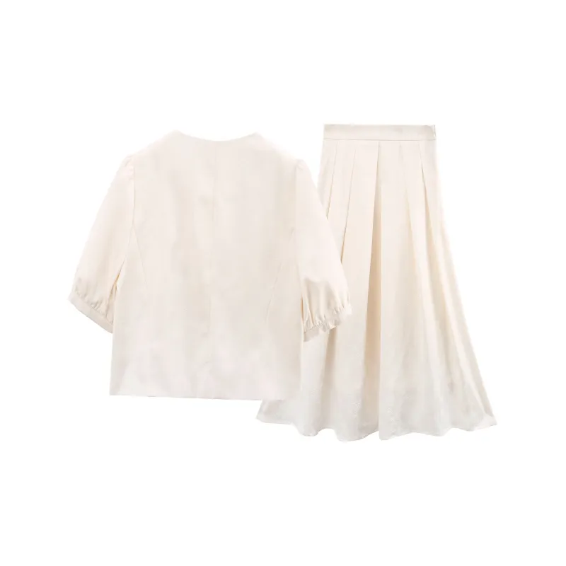 A Paradise For Awakening Skirt Set Women's Beige-1