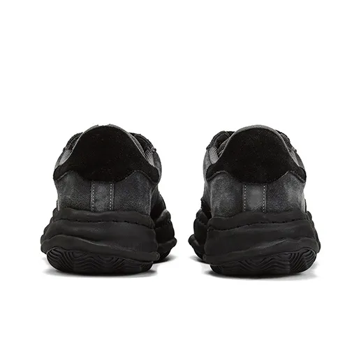 FANZAO Anti Slip Wear Resistant Low Top Casual Shoes Unisex Black-3