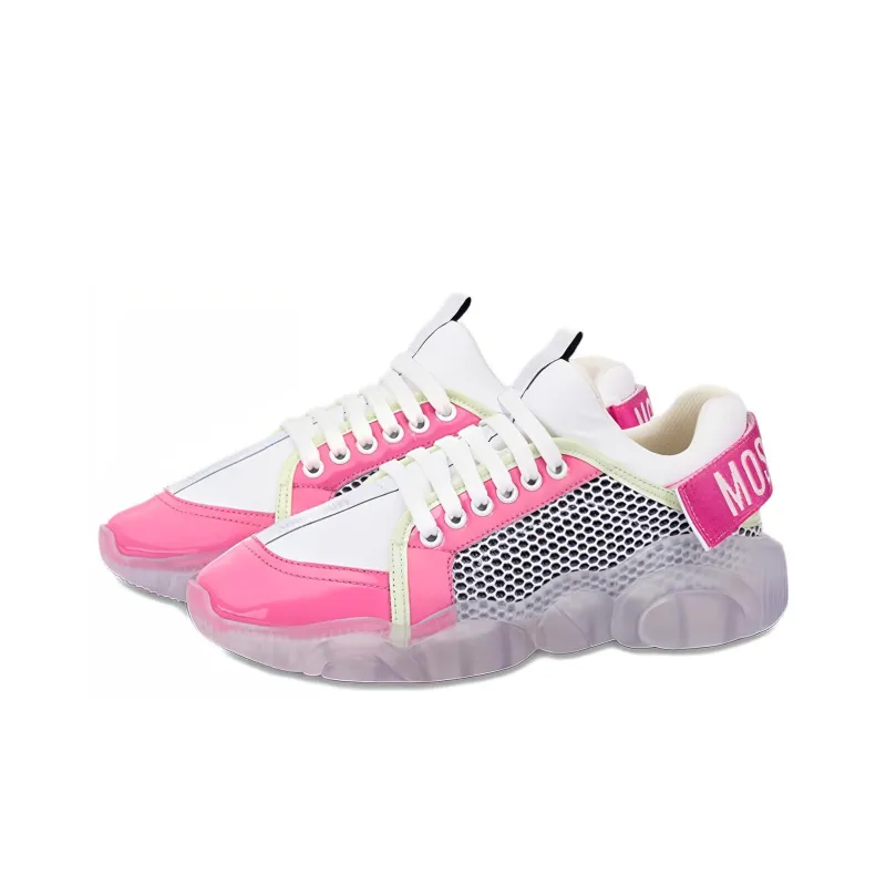 MOSCHINO Low Top Casual Shoes Women's Pink-2
