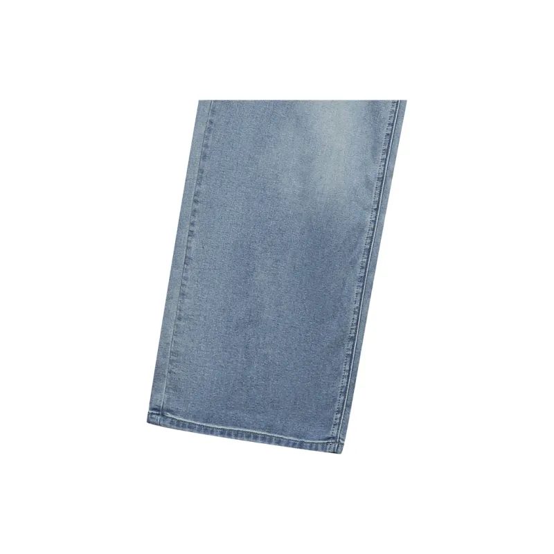 Voguo Relay Jeans Loose Fit, Straight Fit Unisex Blue-3
