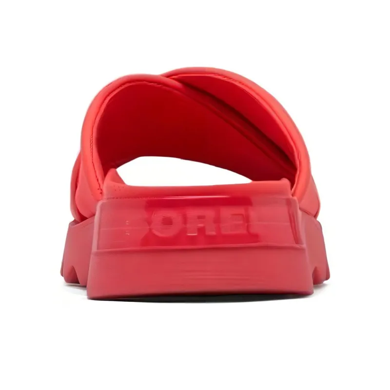 SOREL Rubber Sole Slide Slippers Women's Red-3
