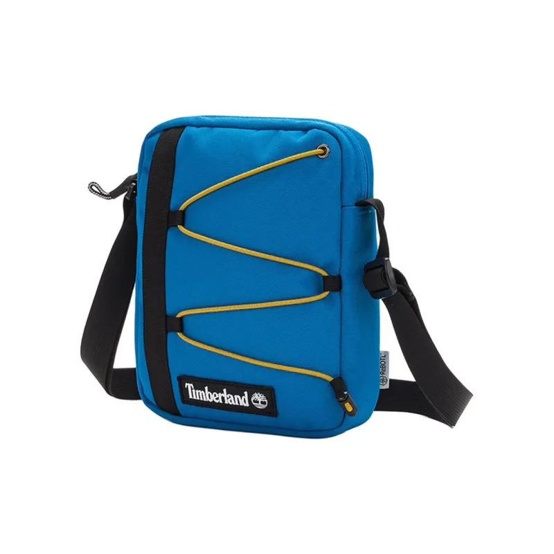 Timberland Fabric Shoulder Bag Crossbody Bag Medium Size Unisex Blue-1