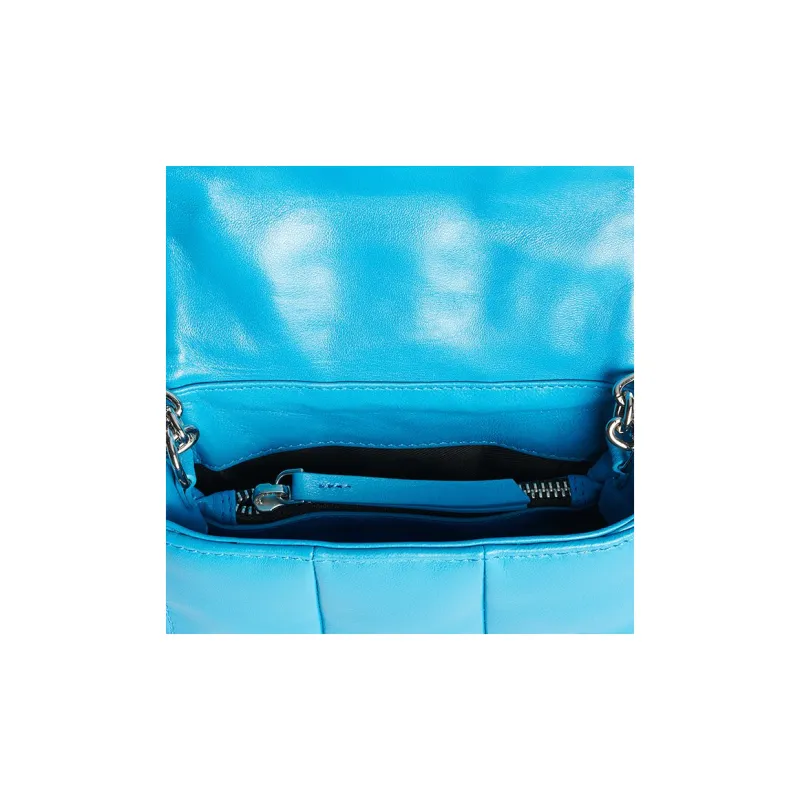 STAND STUDIO Lambskin Crossbody Handheld Shoulder Bags Women's Greece Blue-4