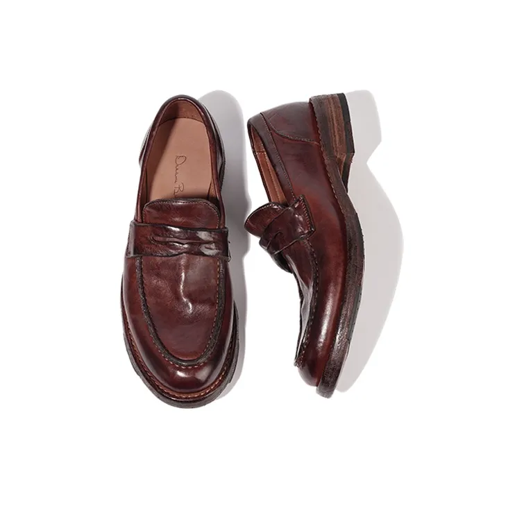 Dreambox Loafers Men Black/Brown-2