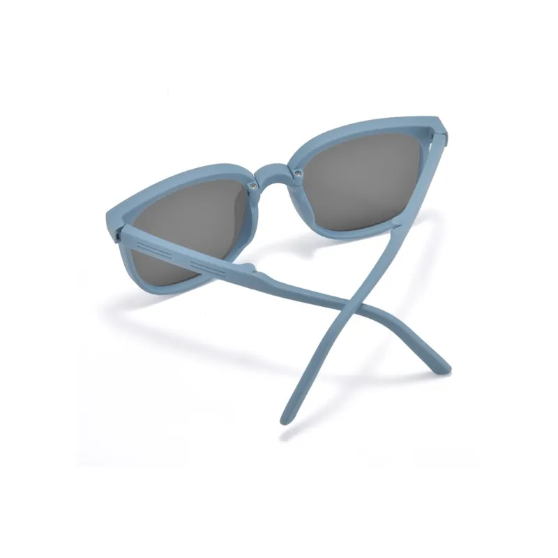 Cornstone TR90 Square Sunglasses Kids' Matte Orange Matte Pink Matte Blue Matte Green Frosted Black-8