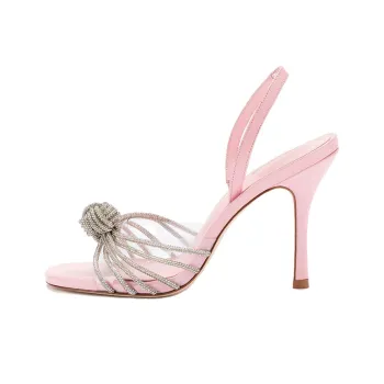 Larroude Valerie Strap Sandals 9.65cm Women's Pink