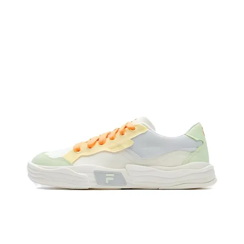 FILA FUSION POP 2 Skateboard Shoes Women's Low-Top Yellow