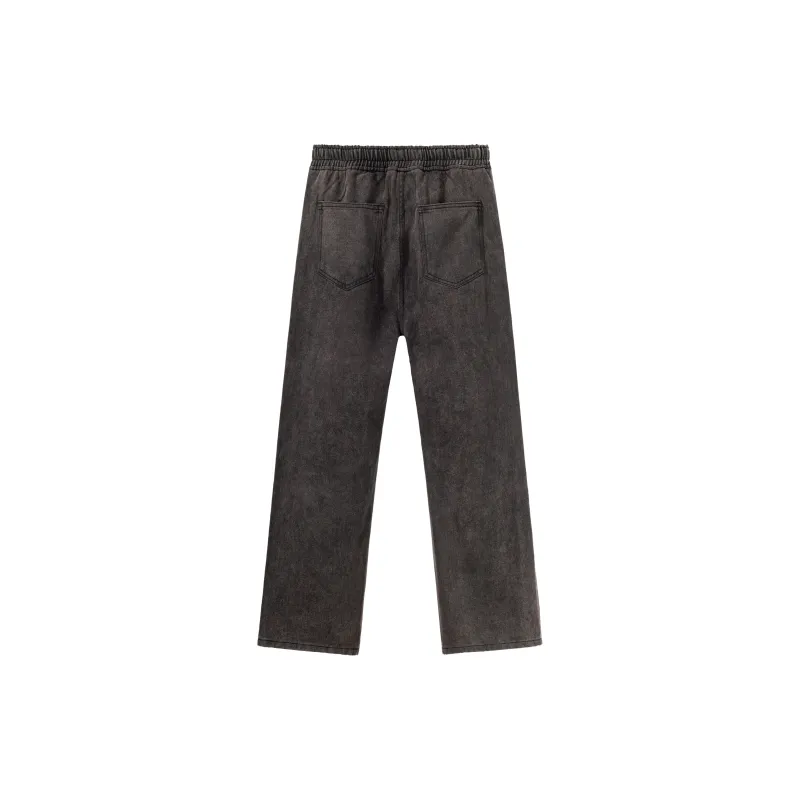 XINYINSU Jeans Unisex Black Gray Color-1