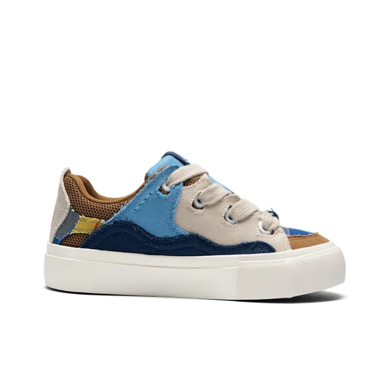 ZHR Skateboard Puffy Shoes Low Top Skateboard Shoes Unisex Small Cookies-1