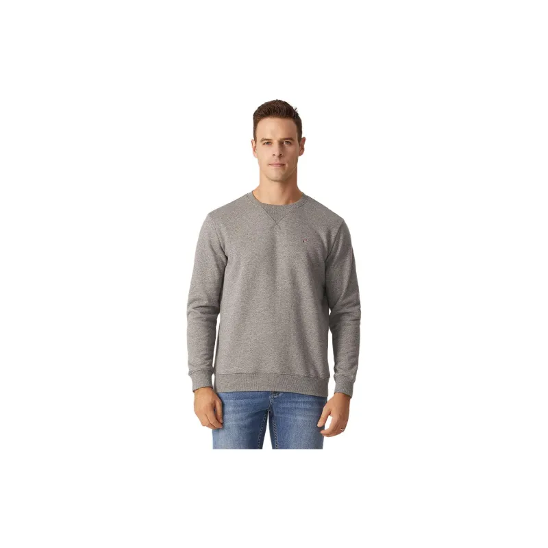 DANIEL HECHTER Sweatshirt Fall Winter Men's Medium Gray-1