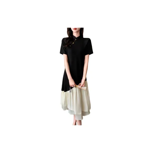 Pure Shimane Short-Sleeved Dresses Women's Image Color