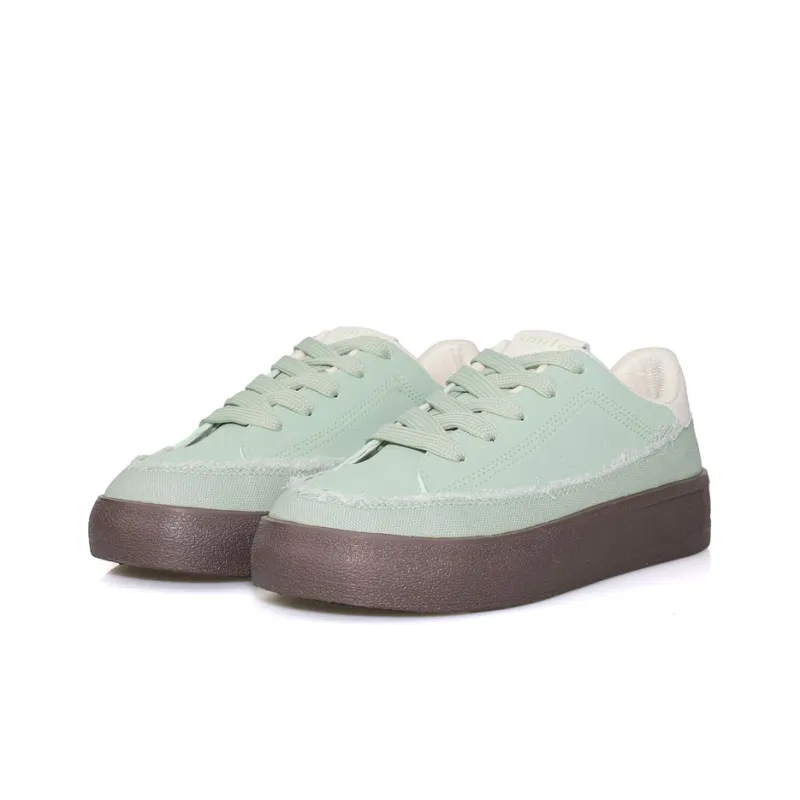B10CROWN Lightweight And Breathable Low Top Skateboard Shoes Women's Mint Green-4