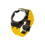 Sand Black Steel Case+Yellow Strap+Black Butterfly Clasp+Tool