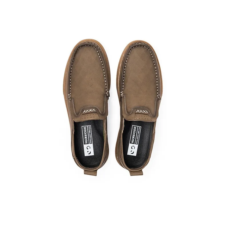 JOSINY Loafers Men Khaki-3