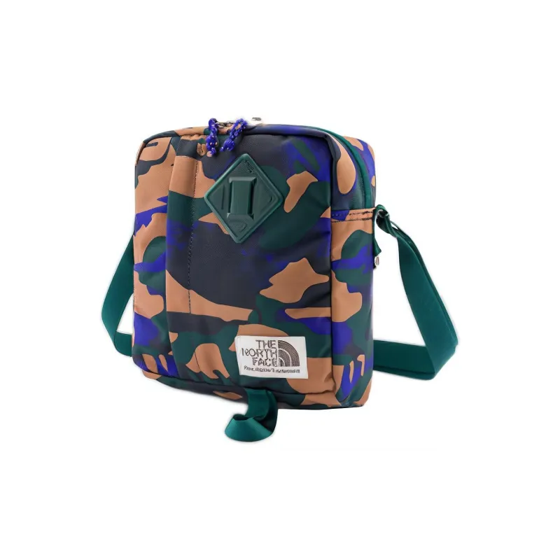 THE NORTH FACE Abrasion Resistant Tear Resistant Material Crossbody Bag, Shoulder Bag Regular Unisex Camouflage Green-2