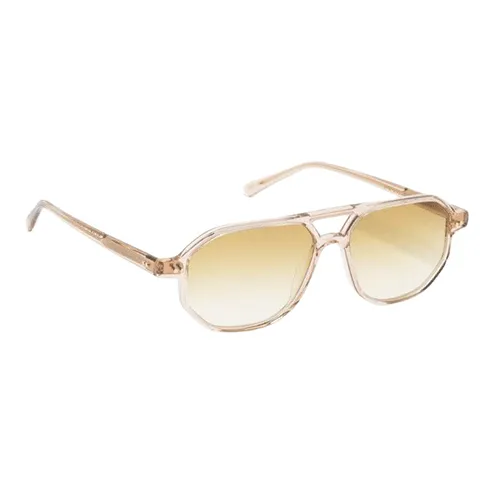 MOSCOT Acetate Acetate Aviator Sunglasses Unisex Brown-2