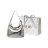 Silver+Shopping Bag