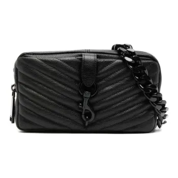 REBECCA MINKOFF Leather Fanny Pack Crossbody Bags Women's Black