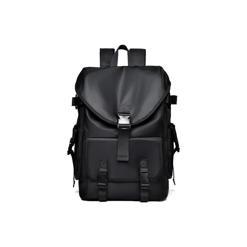 Venerable Brahma Durable Fabric Backpack Regular Unisex Black/Gray/Blue-0