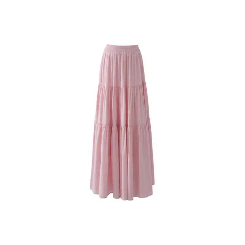Rose Casual Long Skirts Women's-4