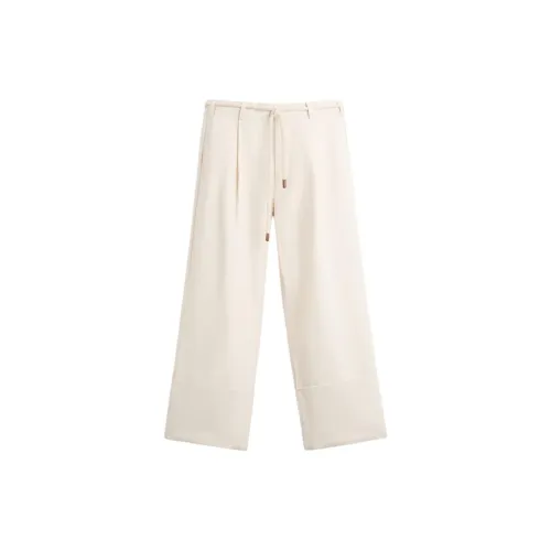 ZARA Casual Pants Men Frosted White