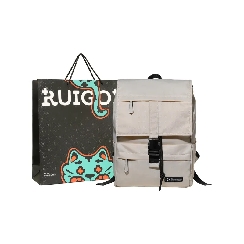RUIGOR Fabric Laptop Backpack Large Size Unisex Multicolor-5