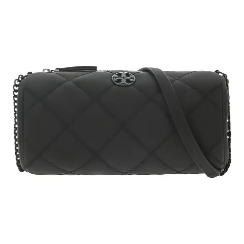 TORY BURCH TB Willa Leather Cylinder Bag Shoulder Bag Crossbody Bag Mini Women's Black
