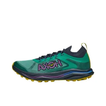 HOKA ONE ONE Zinal 2 Durable Breathable Low Top Running Shoes Women's Green