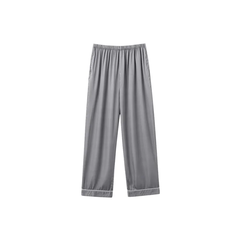 Ordifen Pajama Pants Men's Silver White-0