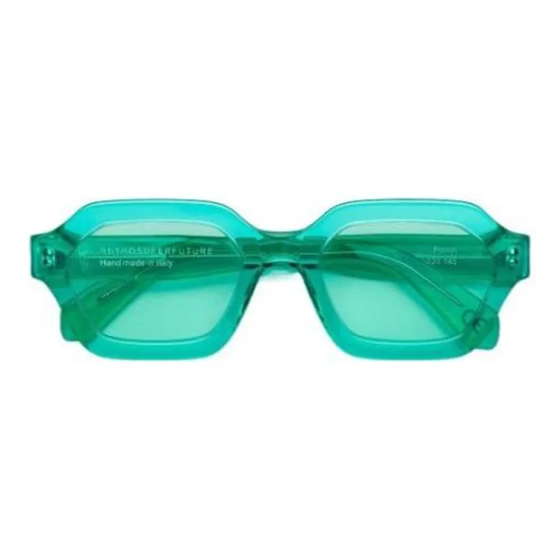 Retrosuperfuture - Irregular Shape Sunglasses Men's Green-1