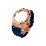 Sand Rose Steel Case+Blue Strap+Rose Butterfly Clasp+Tool
