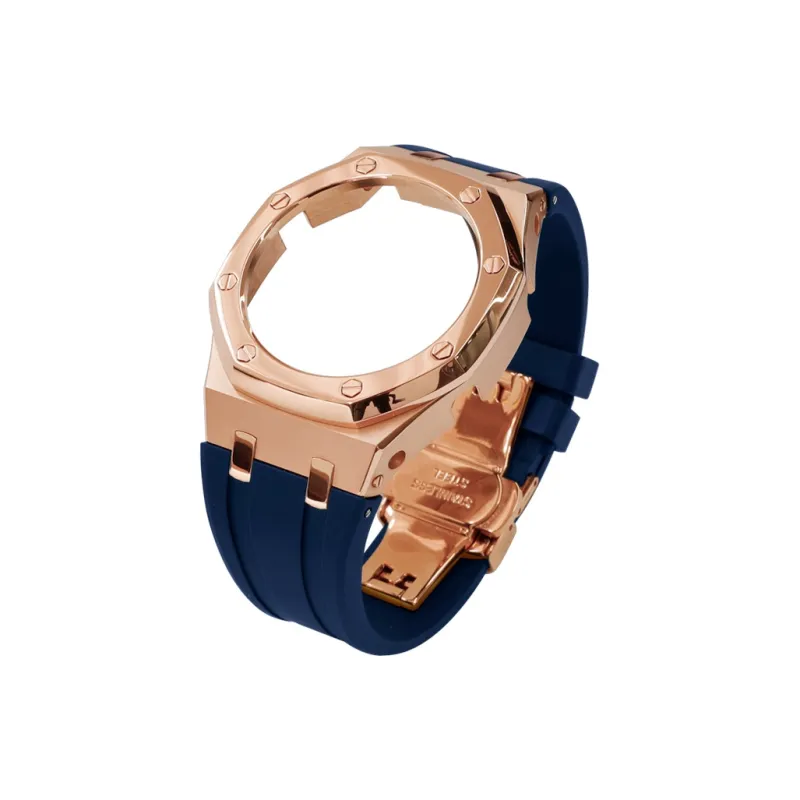 Keppot Compatible With Farmhouse Oak GA 2100 GA 2110 GA B2100 Modified Metal Strap Watch Case Unisex-46