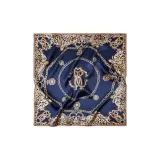 Leopard Print Chain-Navy Blue