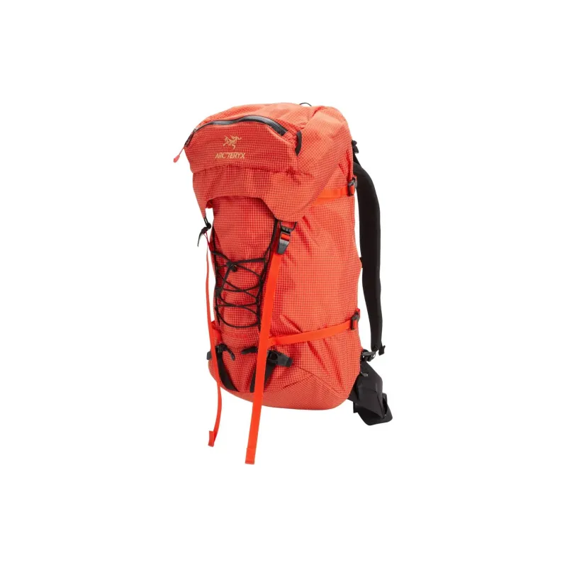 Arcteryx ALPHA Nylon Fabric Backpack Regular Unisex Orange Red-1