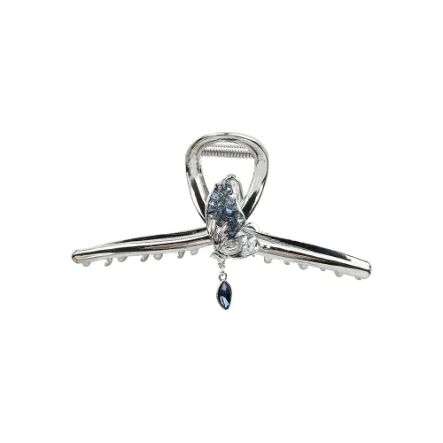Kelanxi Hair Clips Women's Silver/Blue