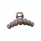 Icy Clear Gray Medium Size Claw Clip