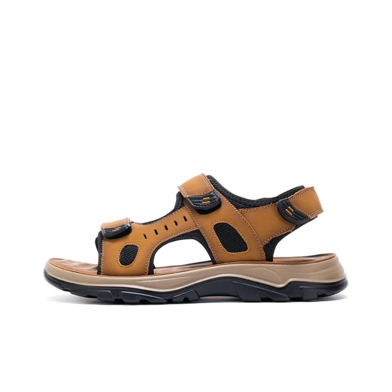 JOSINY Beach Sandals Men Gray/Yellow Brown-5