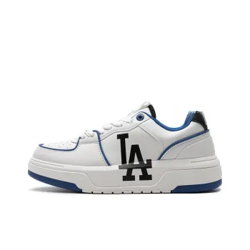 MLB Chunky Liner Anti Slip Wear Resistant Low Top Skateboard Shoes Unisex White Blue Black