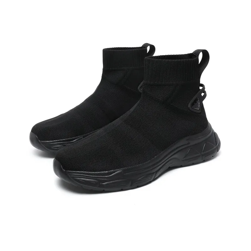 Black tailed Deer Cushioning, Slip Resistant, Breathable, Lightweight Coverage High Top Casual Shoes Unisex-2