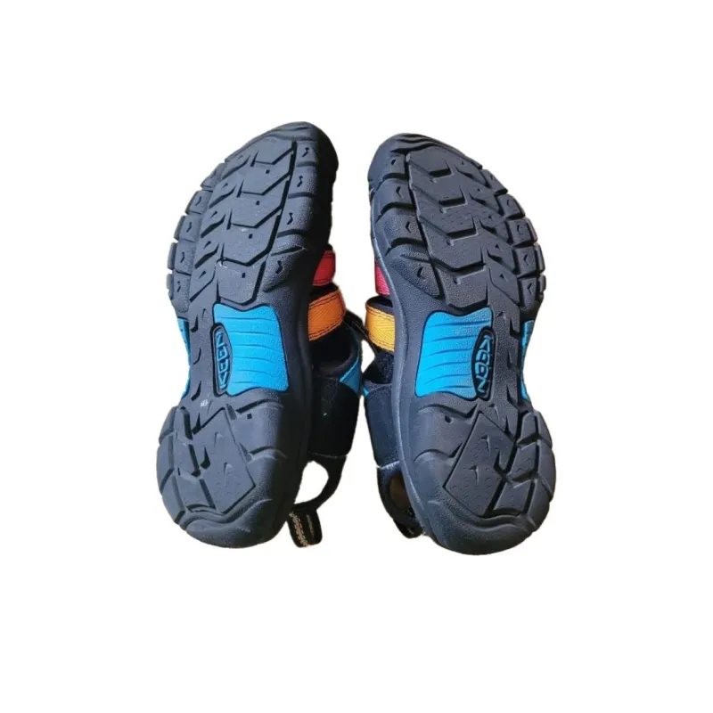 KEEN Newport H2 Breathable And Wear-resistant River Trekking Shoes Unisex Black Blue Orange Green-4