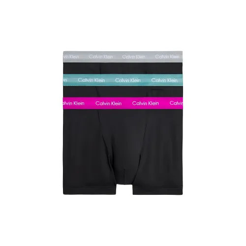 CK/Calvin Klein TRUNK 3PK Underpants Europe Version Men's 3 Pack Black